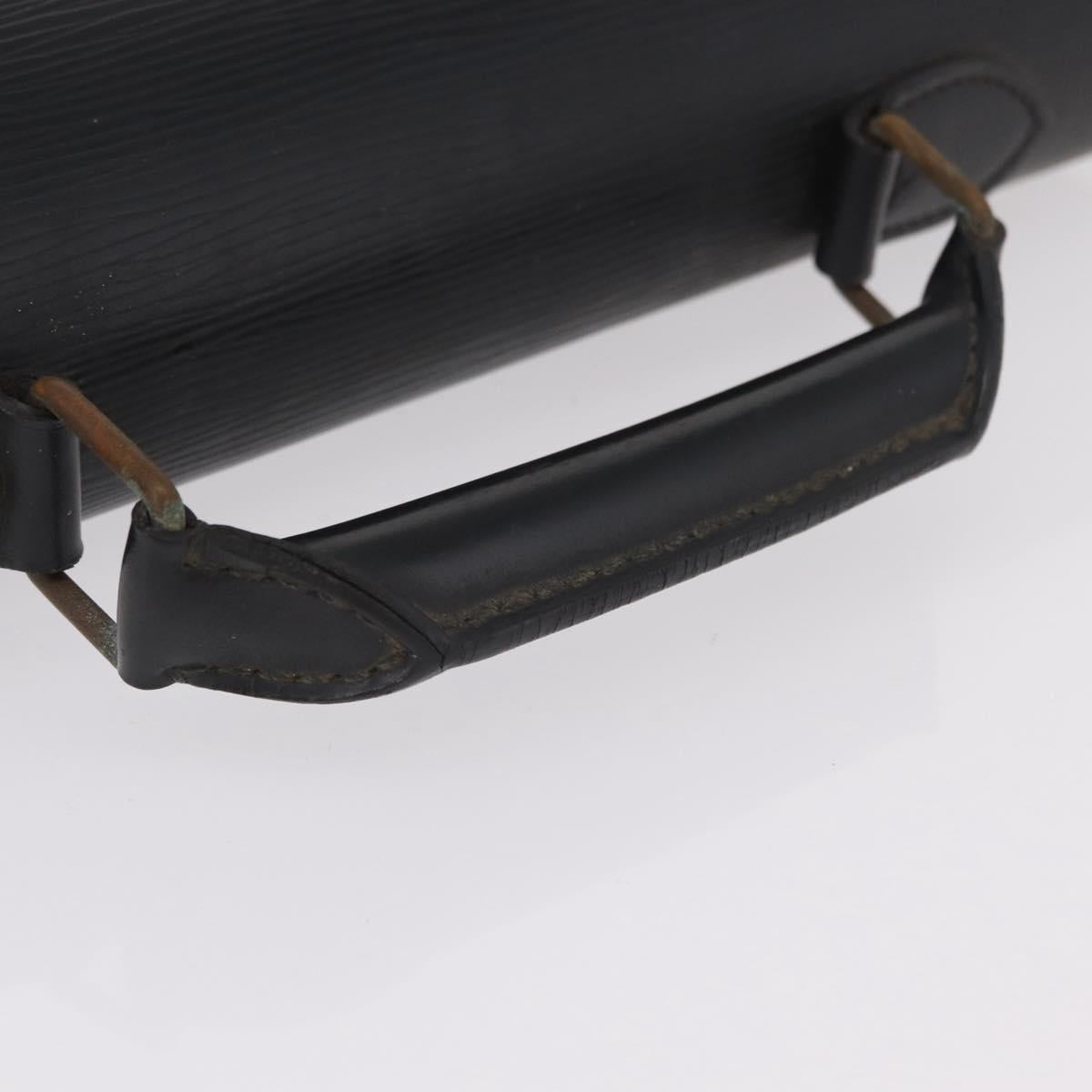 LOUIS VUITTON Epi Serviette Conseiller Briefcase Black M54422 LV Auth BA16182