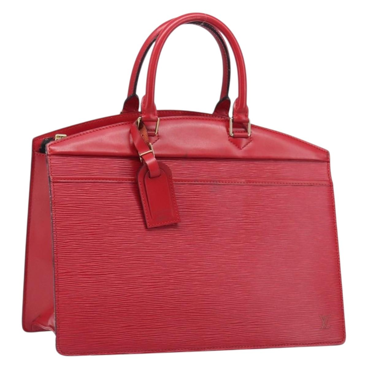 LOUIS VUITTON Epi Riviera Hand Bag Red M48187 LV Auth BA16186