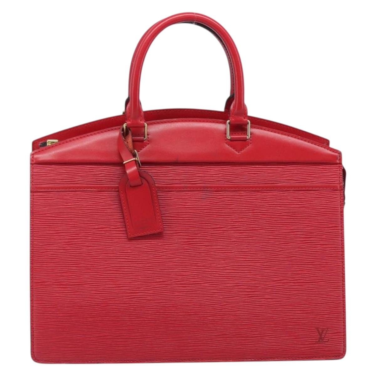 LOUIS VUITTON Epi Riviera Hand Bag Red M48187 LV Auth BA16186
