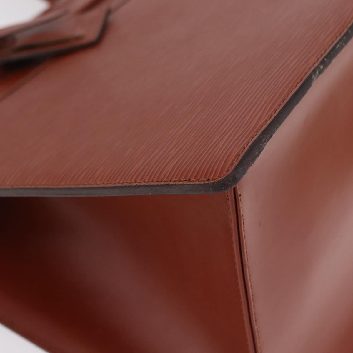 LOUIS VUITTON Epi Riviera Hand Bag Brown M48183 LV Auth BA16187