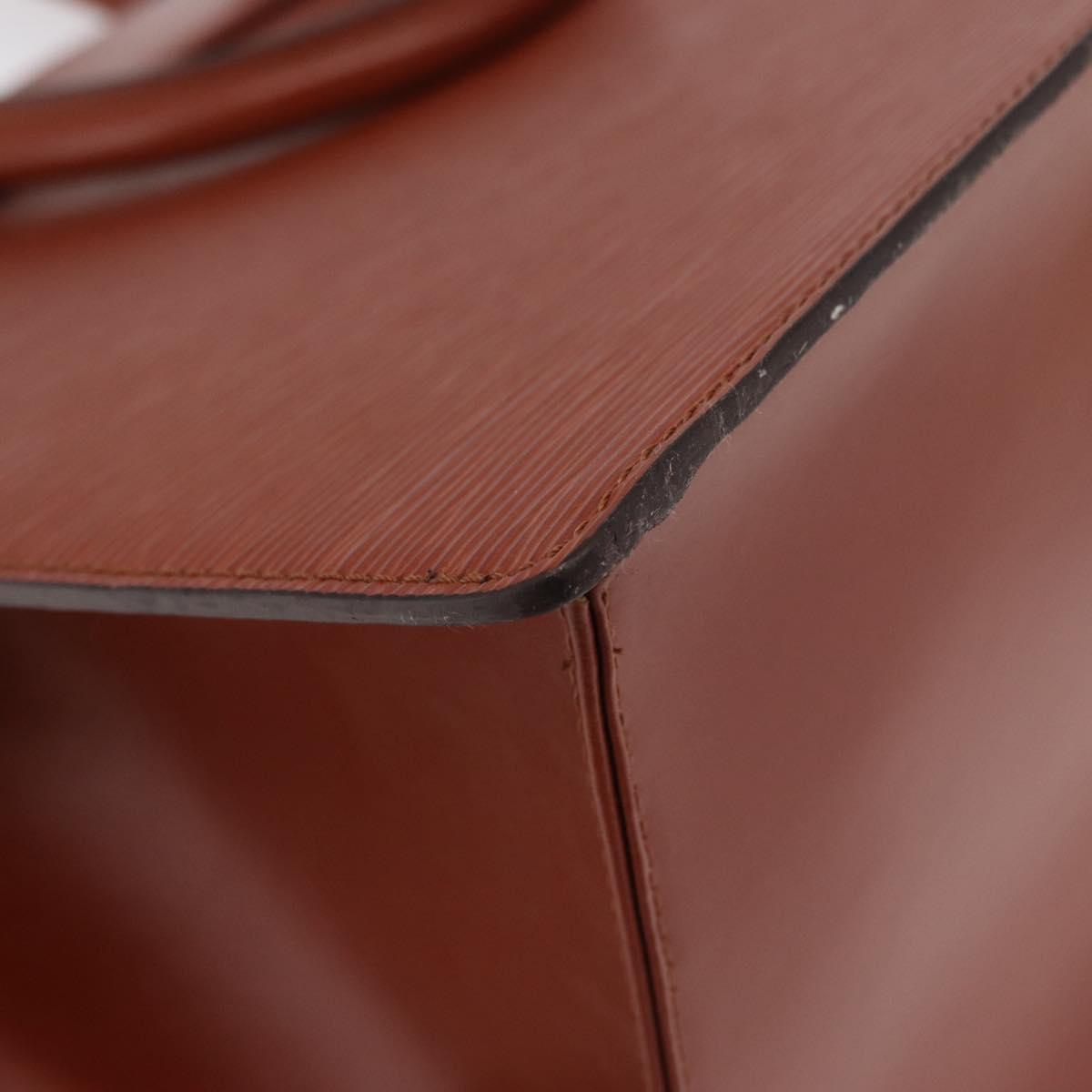 LOUIS VUITTON Epi Riviera Hand Bag Brown M48183 LV Auth BA16187