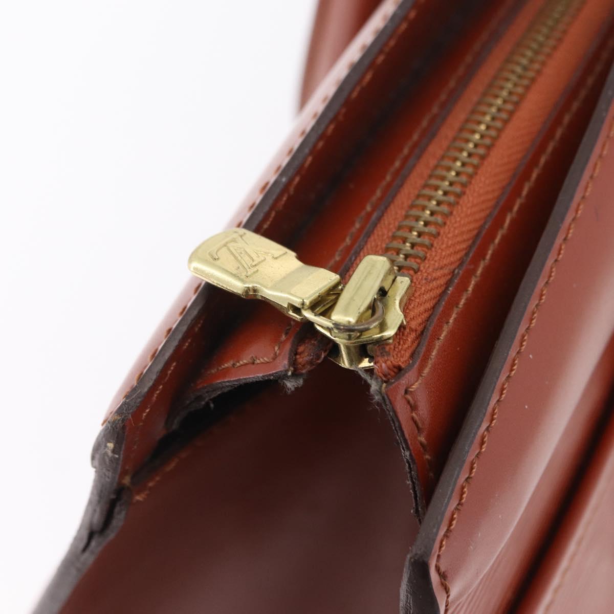 LOUIS VUITTON Epi Riviera Hand Bag Brown M48183 LV Auth BA16187