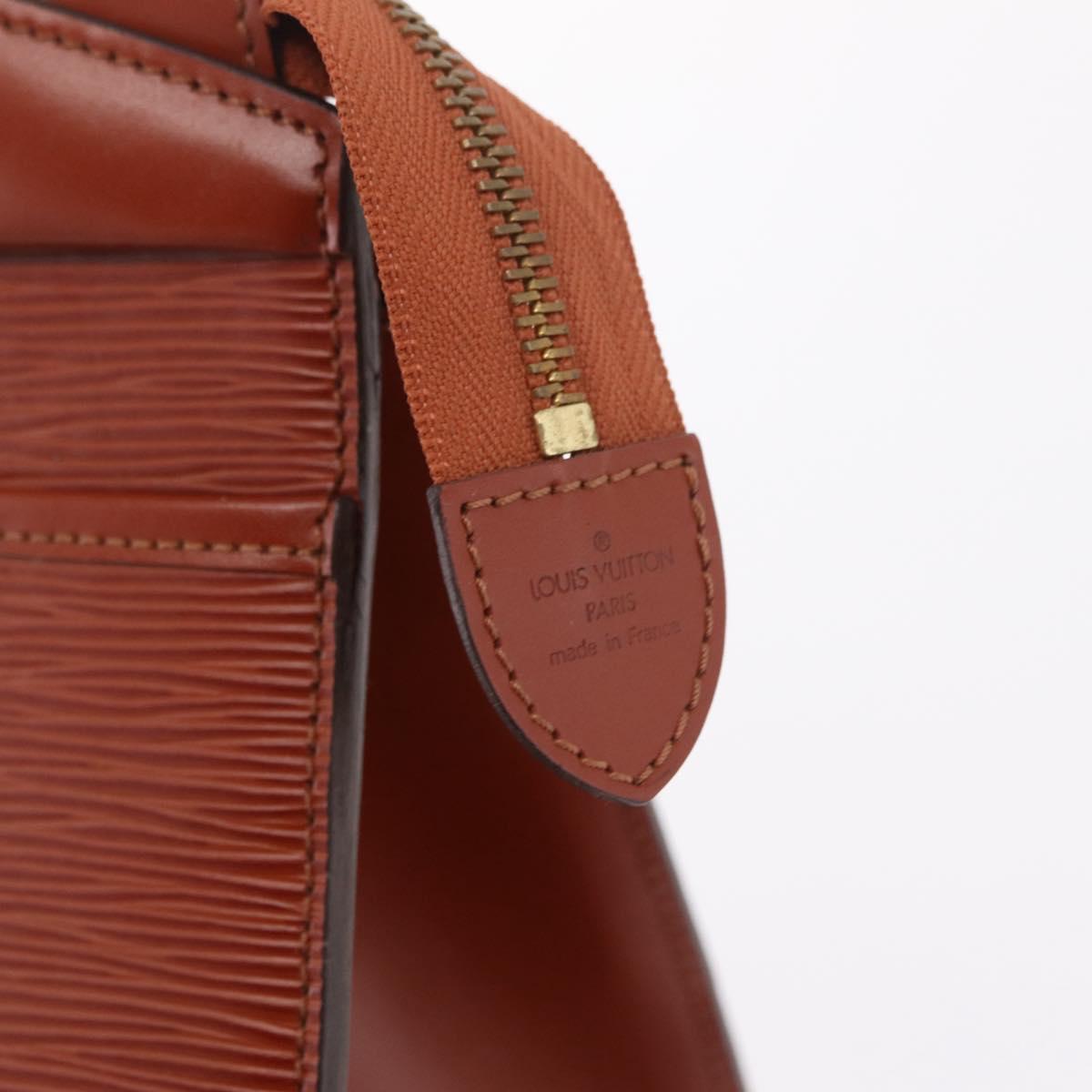 LOUIS VUITTON Epi Riviera Hand Bag Brown M48183 LV Auth BA16187