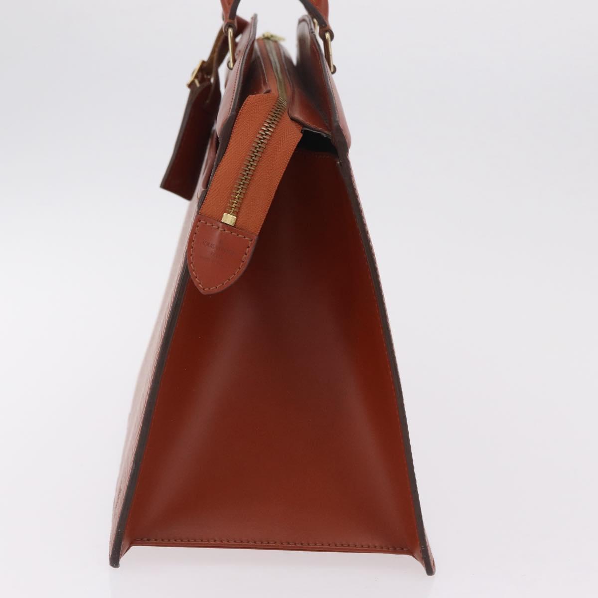 LOUIS VUITTON Epi Riviera Hand Bag Brown M48183 LV Auth BA16187