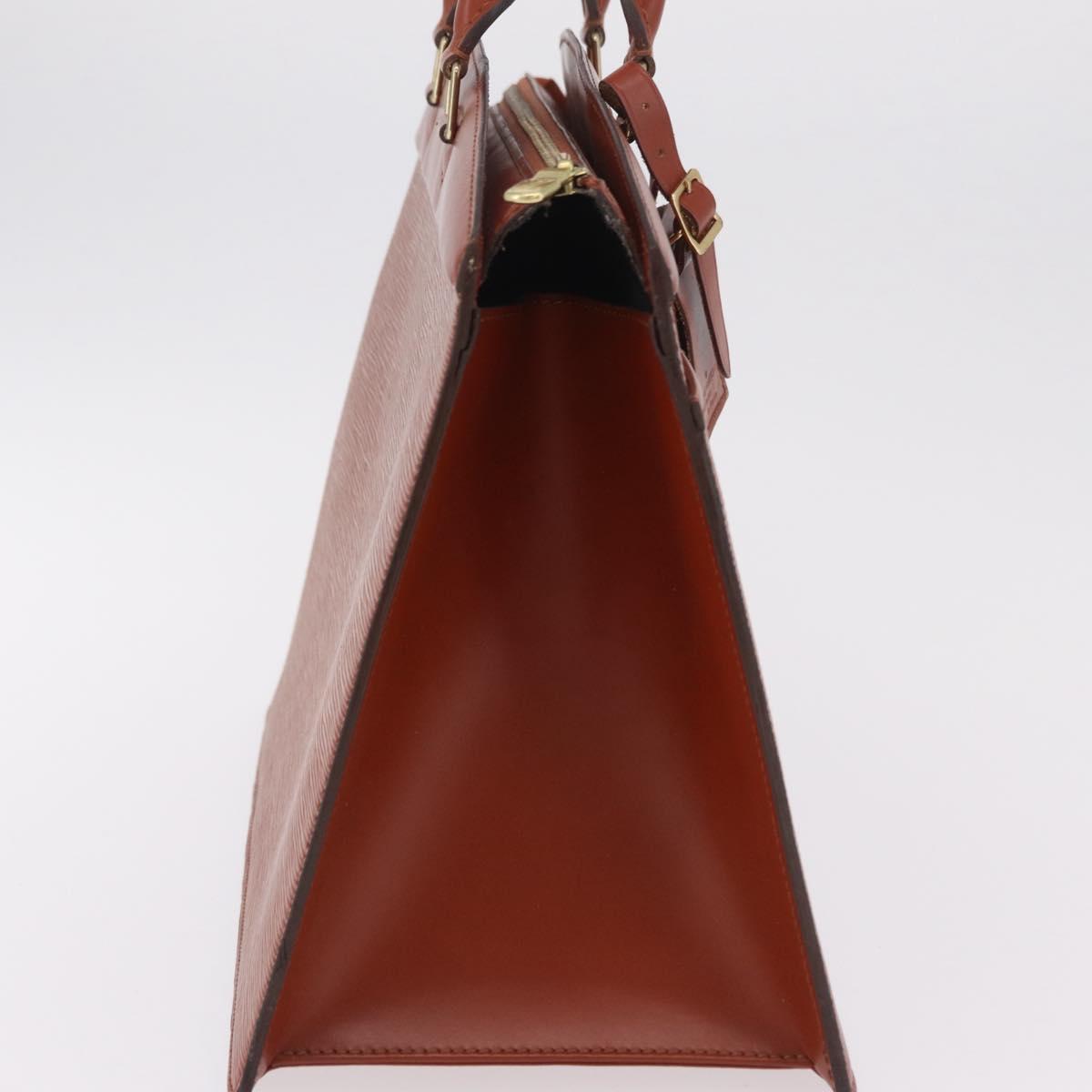 LOUIS VUITTON Epi Riviera Hand Bag Brown M48183 LV Auth BA16187