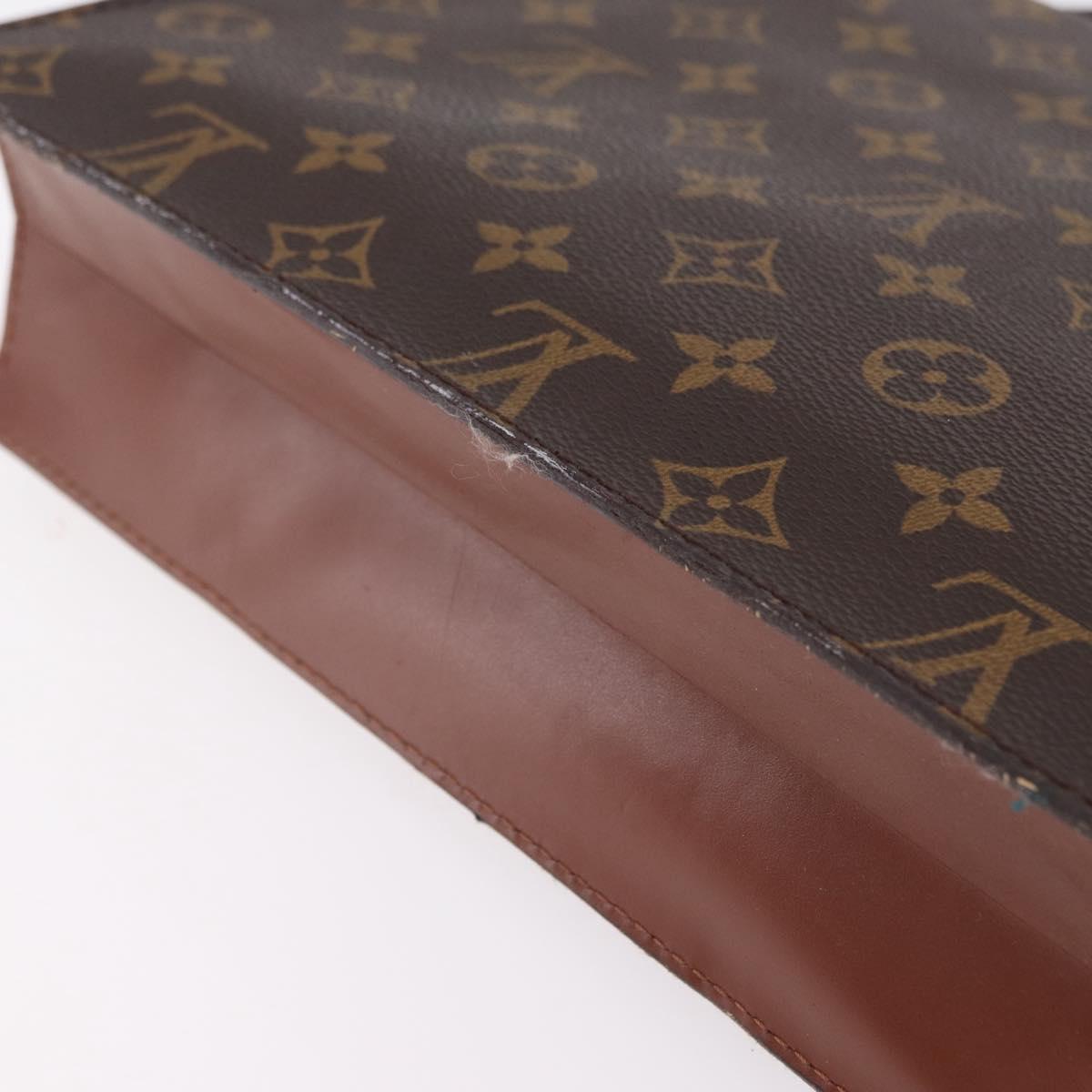 LOUIS VUITTON Monogram Monceau Hand Bag 2way M51185 LV Auth BA16191