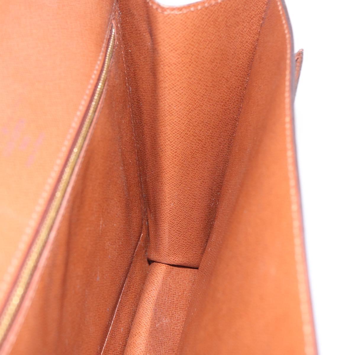 LOUIS VUITTON Monogram Monceau Hand Bag 2way M51185 LV Auth BA16191