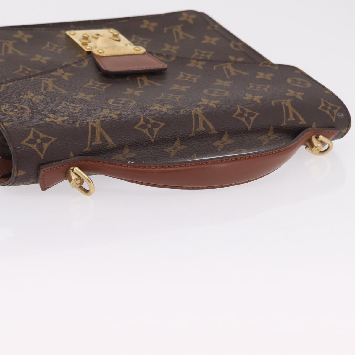 LOUIS VUITTON Monogram Monceau Hand Bag 2way M51185 LV Auth BA16191