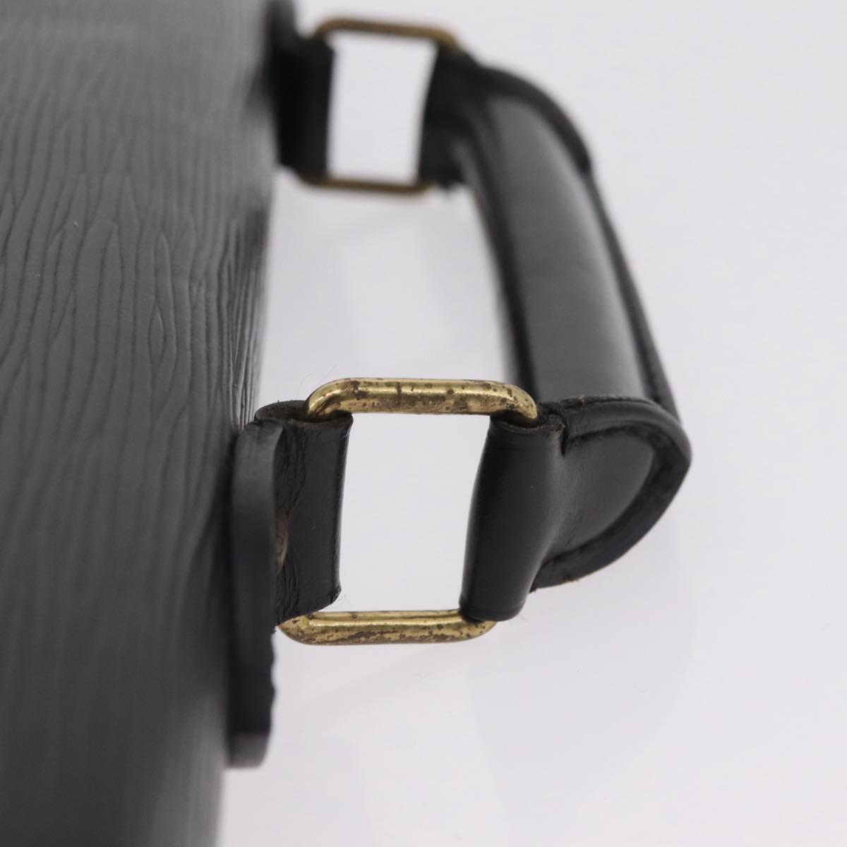 LOUIS VUITTON Epi Serviette Conseiller Briefcase Black M54422 LV Auth BA16193