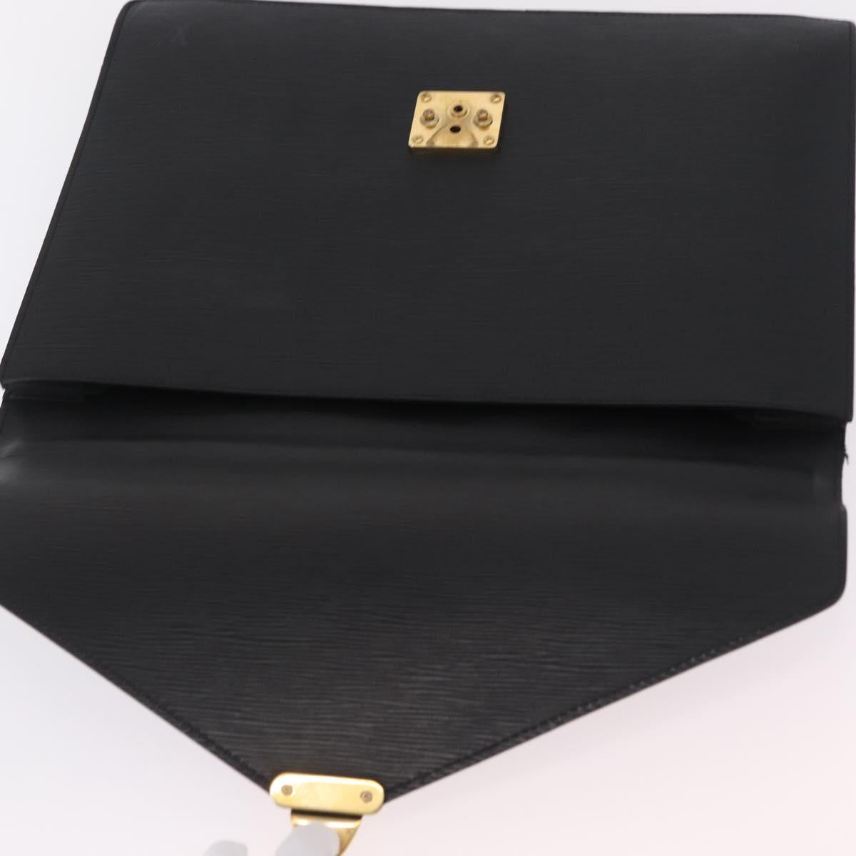 LOUIS VUITTON Epi Serviette Conseiller Briefcase Black M54422 LV Auth BA16193