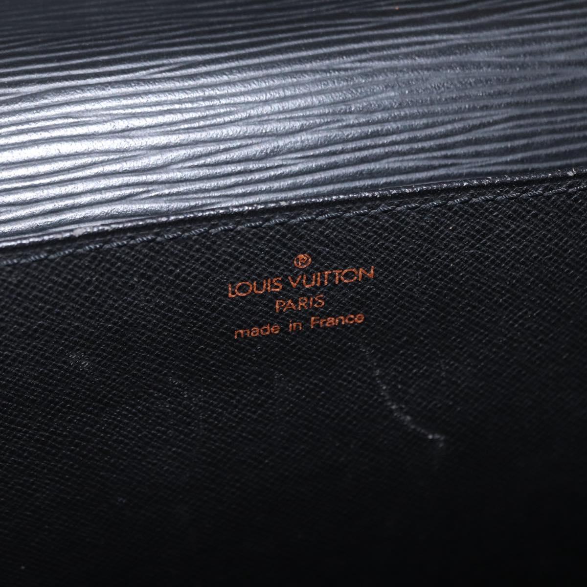 LOUIS VUITTON Epi Serviette Conseiller Briefcase Black M54422 LV Auth BA16193