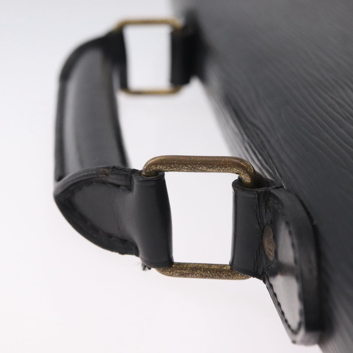 LOUIS VUITTON Epi Serviette Conseiller Briefcase Black M54422 LV Auth BA16193