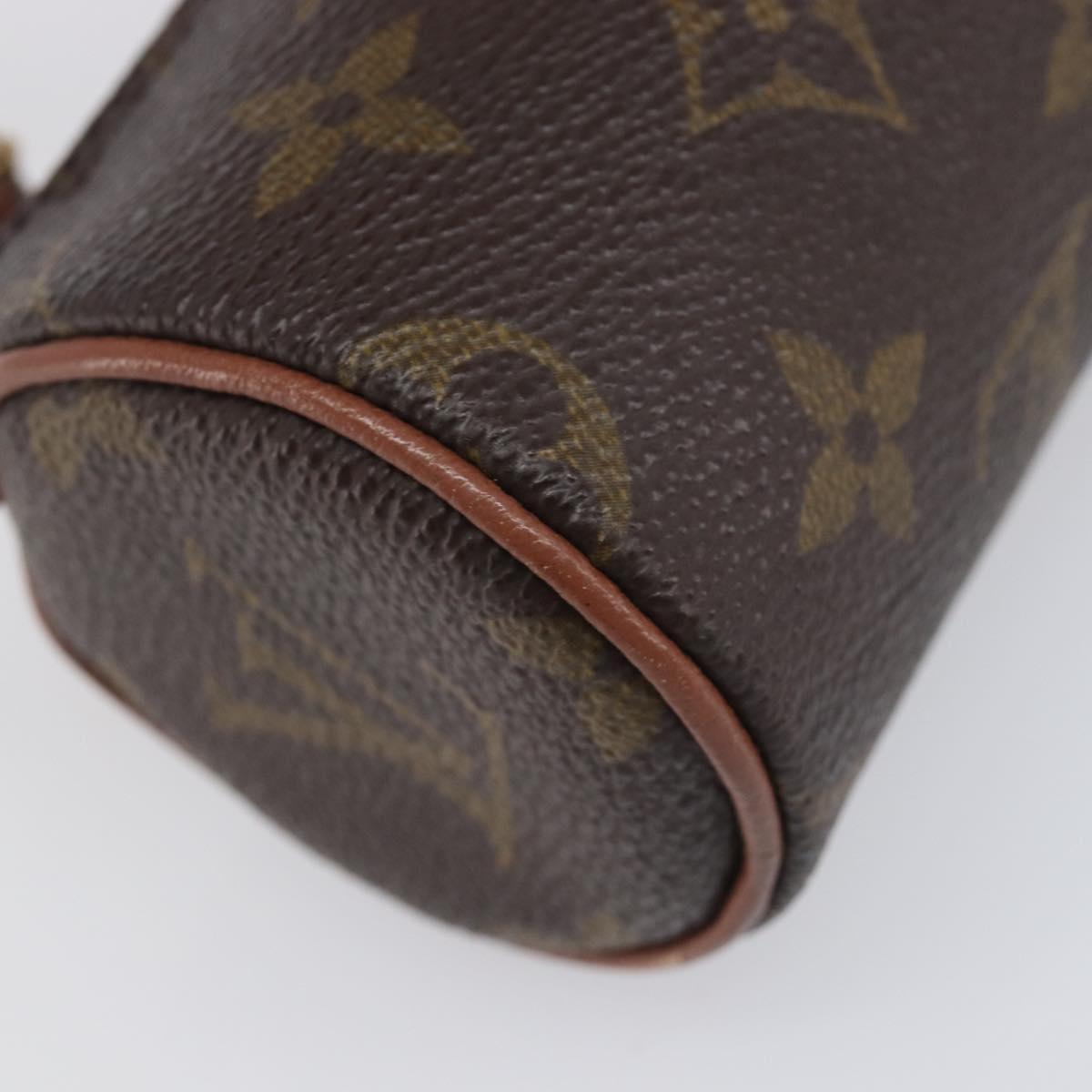 LOUIS VUITTON Monogram Papillon Pouch LV Auth BA16194
