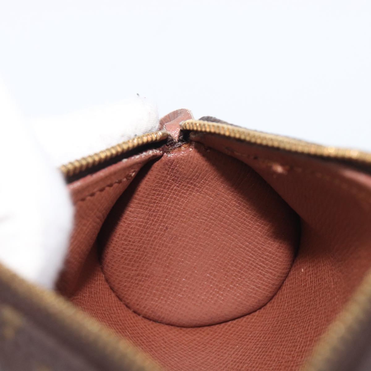 LOUIS VUITTON Monogram Papillon Pouch LV Auth BA16194
