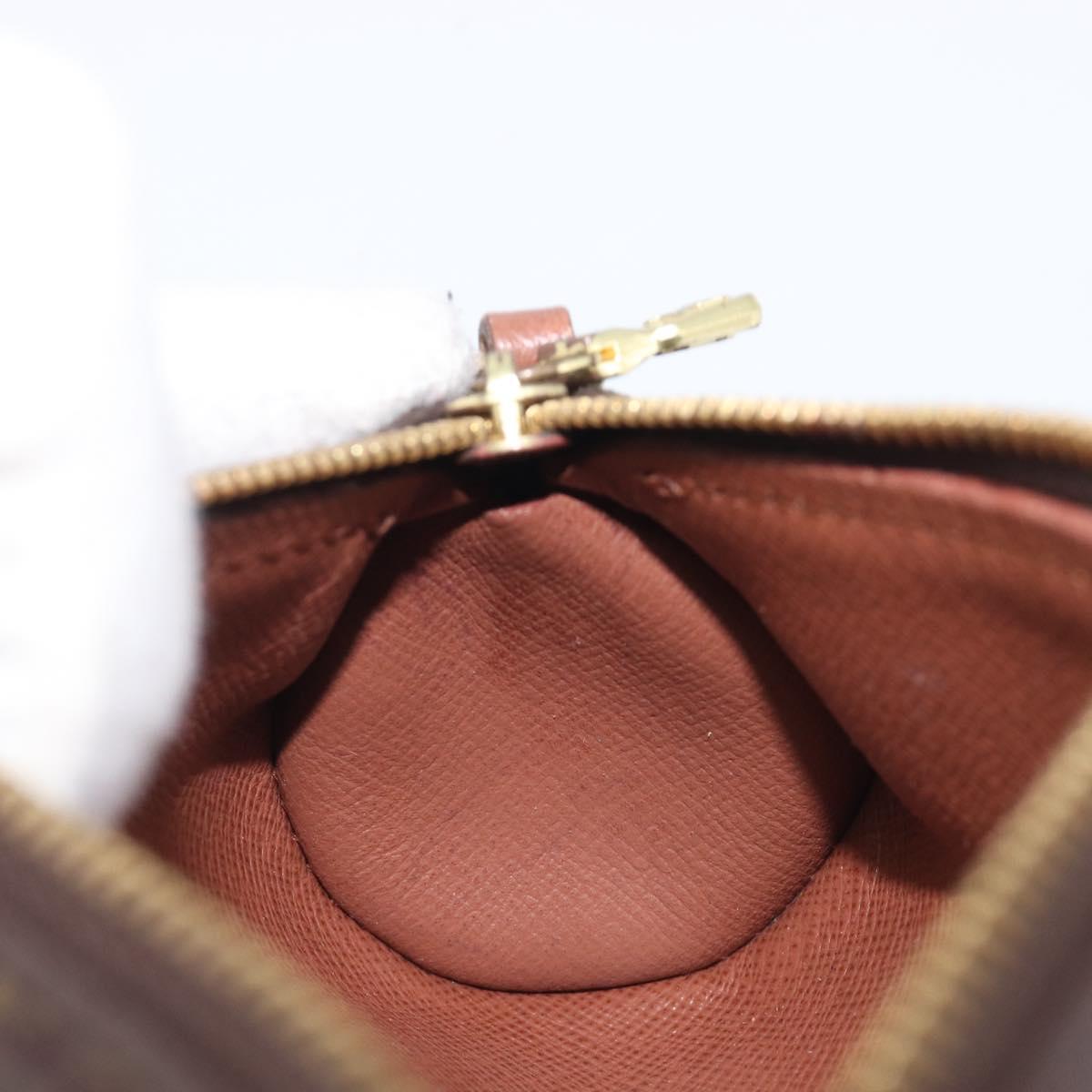 LOUIS VUITTON Monogram Papillon Pouch LV Auth BA16194