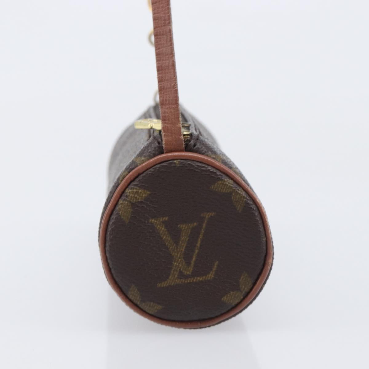 LOUIS VUITTON Monogram Papillon Pouch LV Auth BA16194