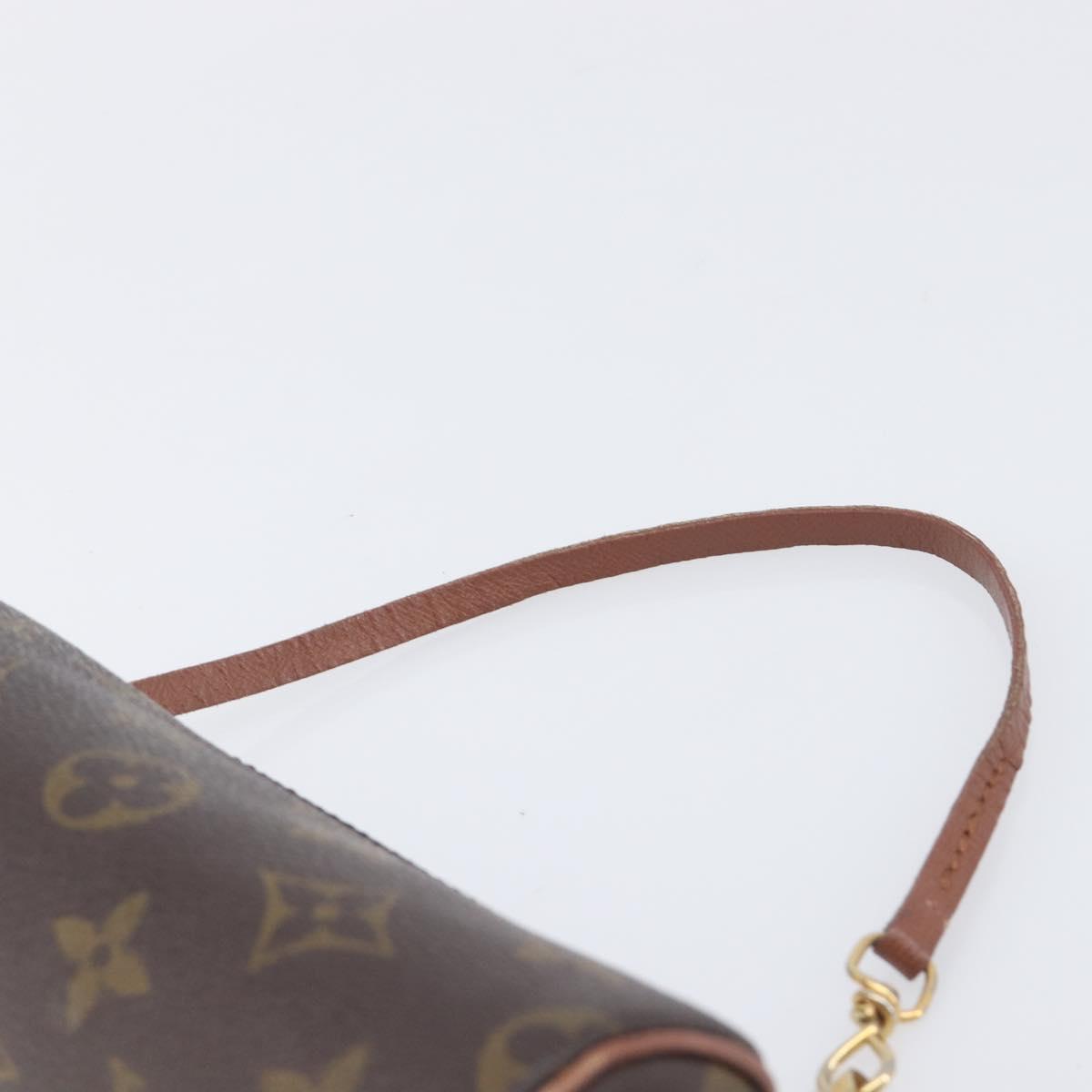 LOUIS VUITTON Monogram Papillon Pouch LV Auth BA16194