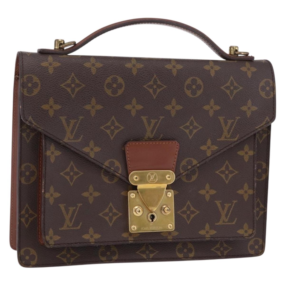LOUIS VUITTON Monogram Monceau 26 Hand Bag M51187 LV Auth BA16196