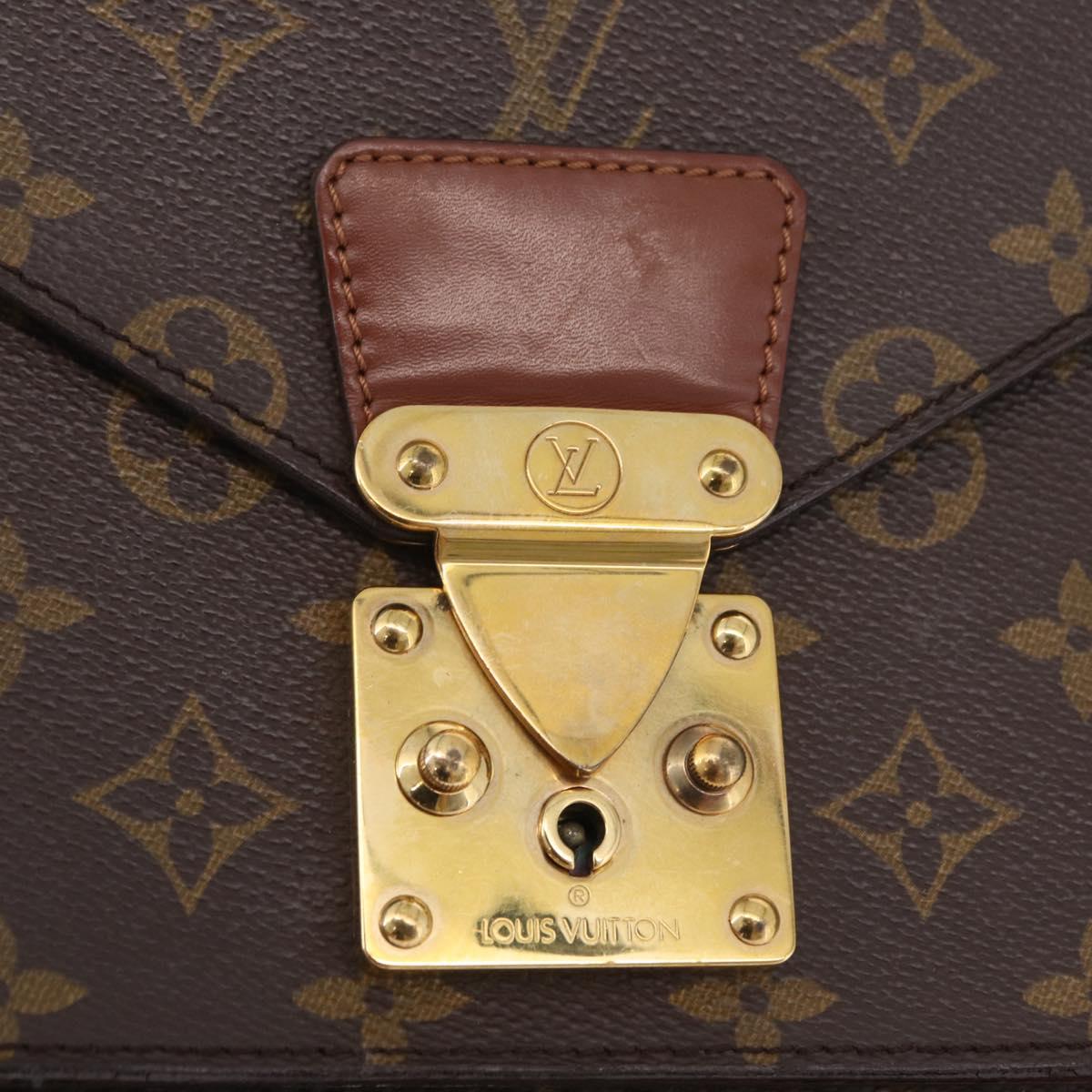 LOUIS VUITTON Monogram Monceau 26 Hand Bag M51187 LV Auth BA16196