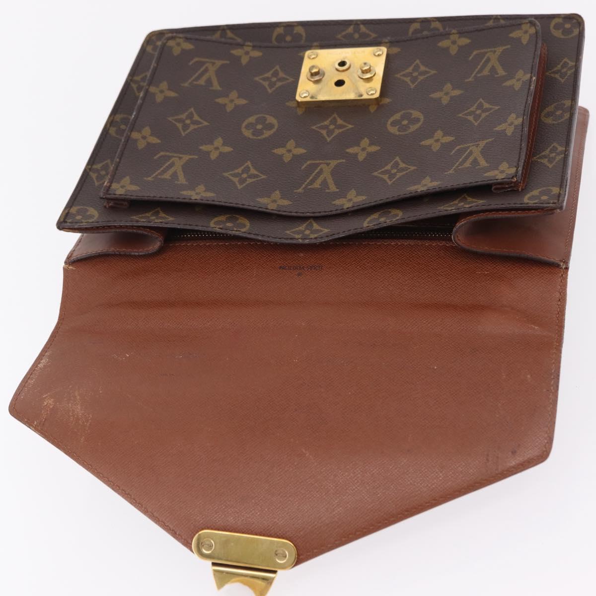 LOUIS VUITTON Monogram Monceau 26 Hand Bag M51187 LV Auth BA16196