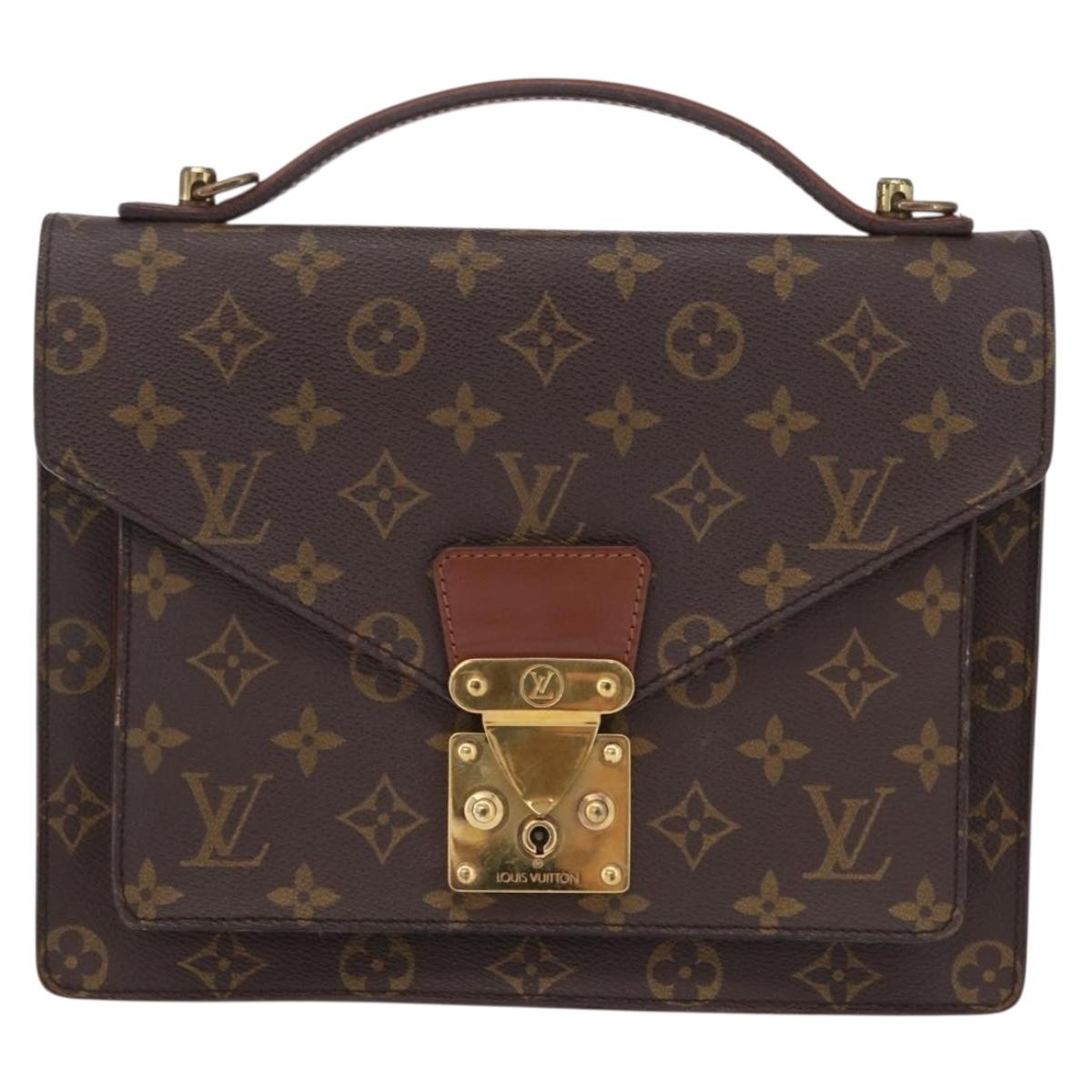 LOUIS VUITTON Monogram Monceau 26 Hand Bag M51187 LV Auth BA16196