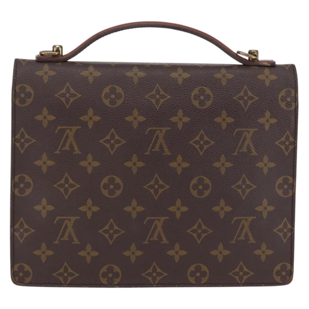 LOUIS VUITTON Monogram Monceau 26 Hand Bag M51187 LV Auth BA16196