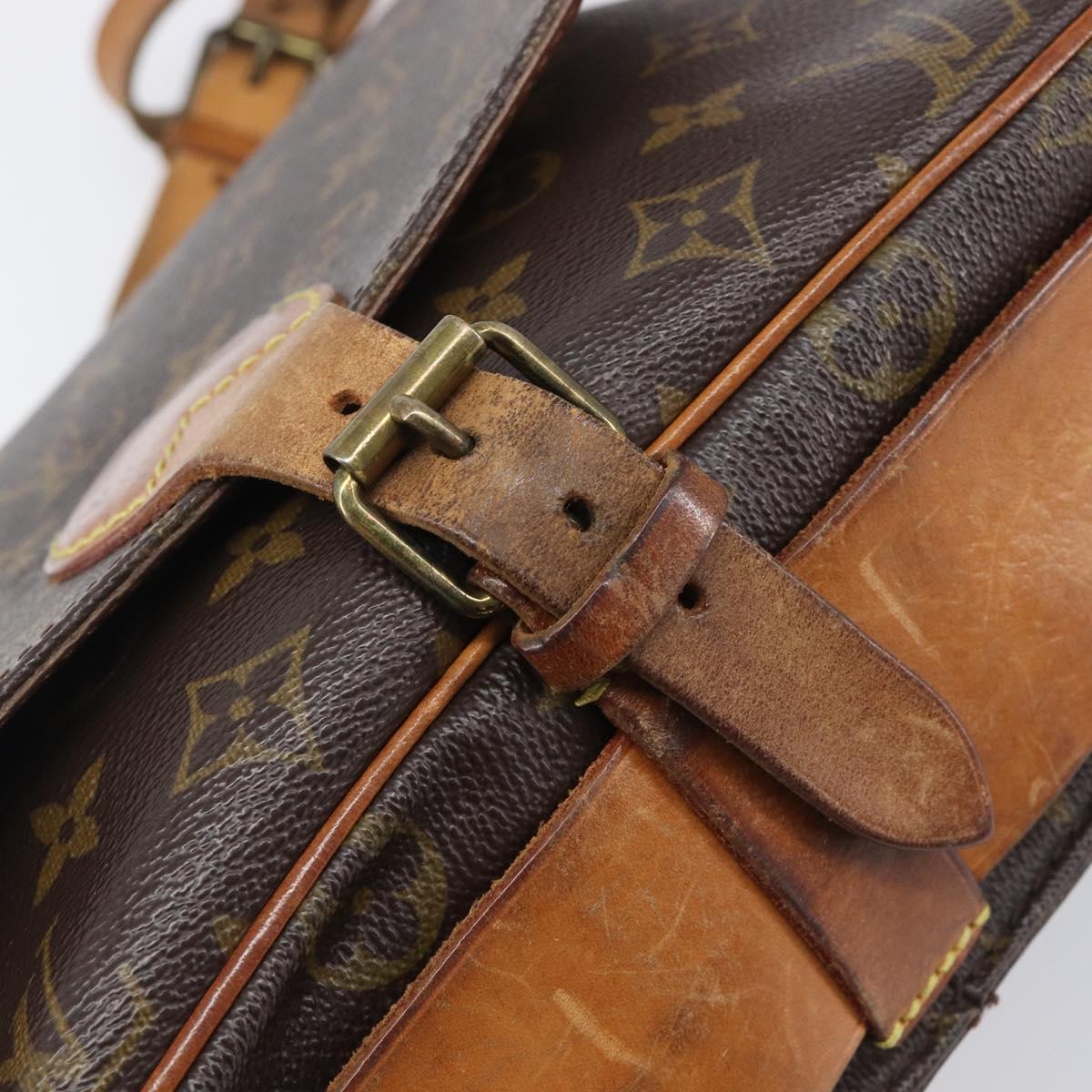 LOUIS VUITTON Monogram Cartouchiere GM Shoulder Bag M51252 LV Auth BA16199