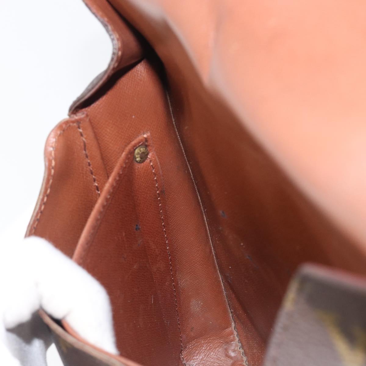 LOUIS VUITTON Monogram Cartouchiere GM Shoulder Bag M51252 LV Auth BA16199