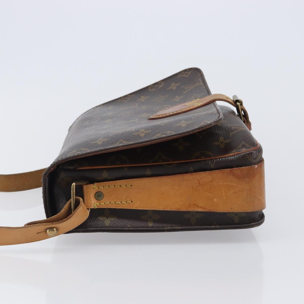 LOUIS VUITTON Monogram Cartouchiere GM Shoulder Bag M51252 LV Auth BA16199