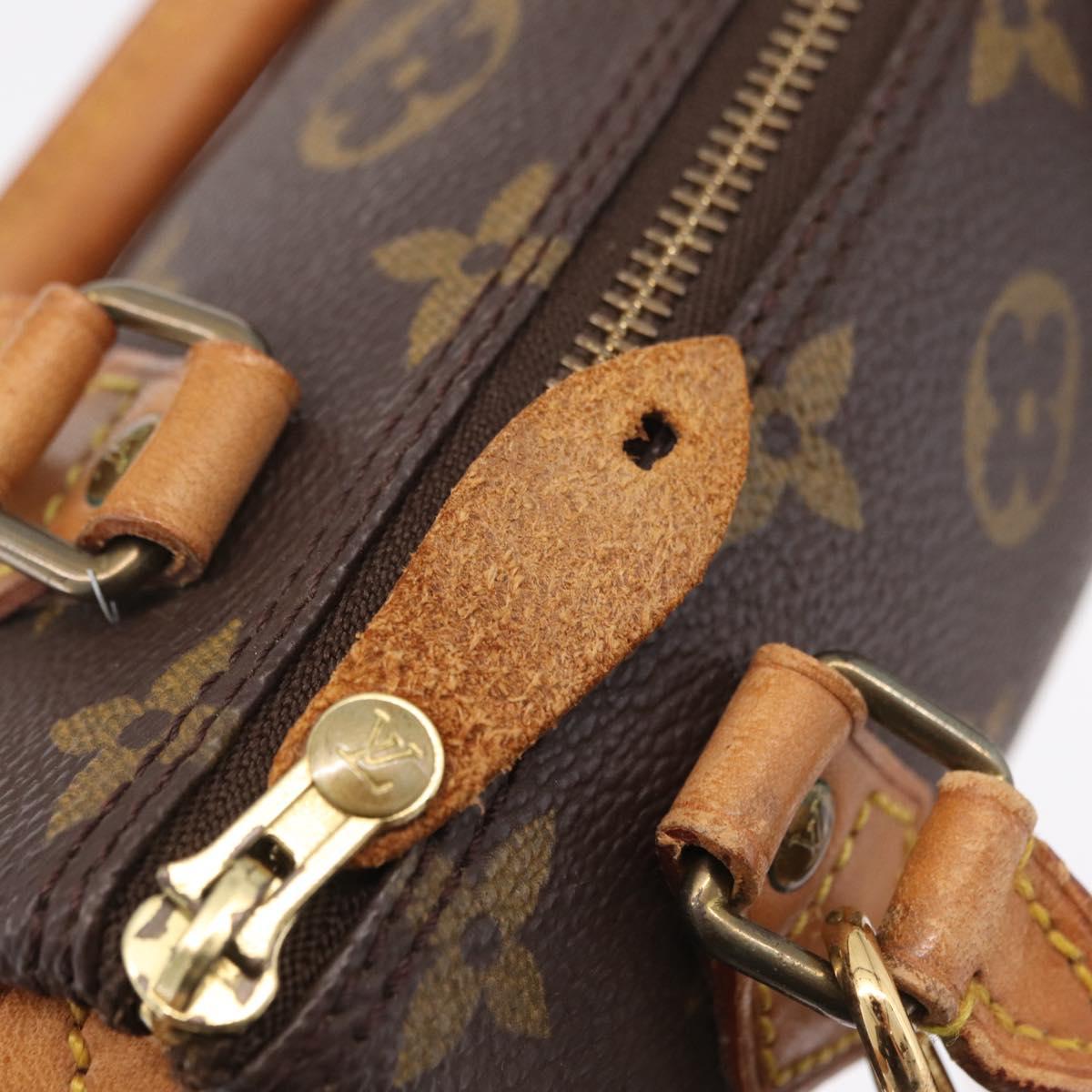 LOUIS VUITTON Monogram Mini Speedy Hand Bag M41534 LV Auth BA16201A