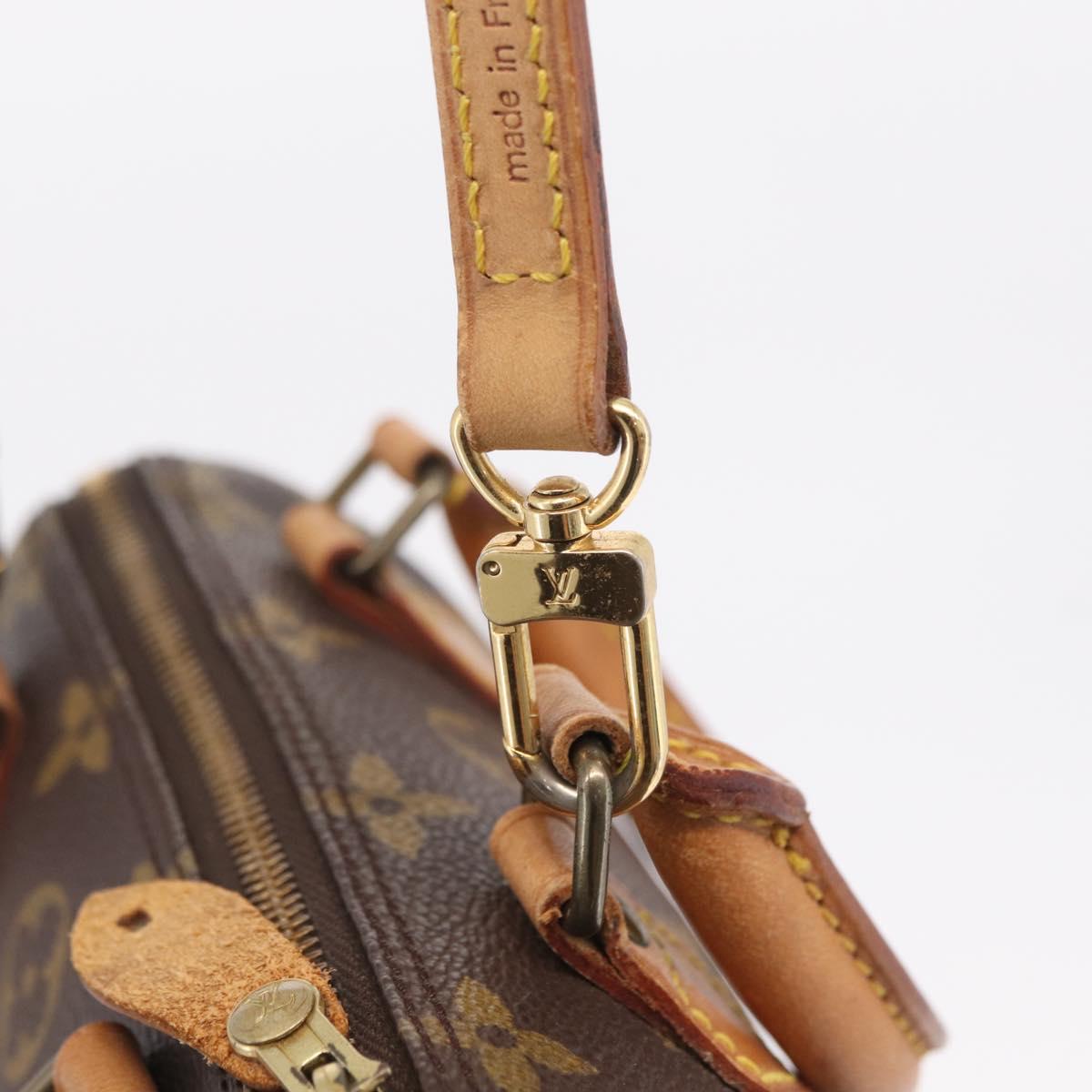 LOUIS VUITTON Monogram Mini Speedy Hand Bag M41534 LV Auth BA16201A