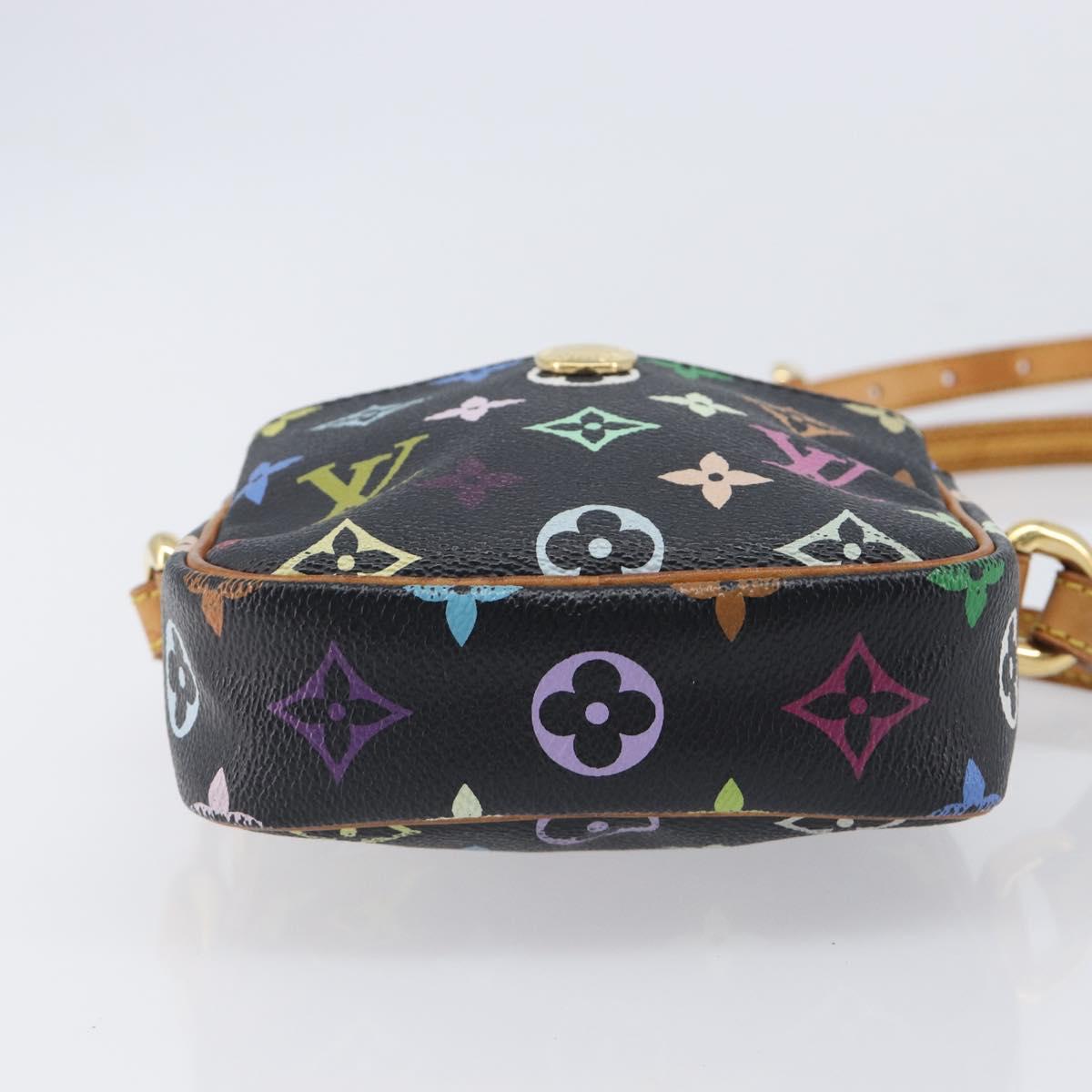 LOUIS VUITTON Monogram Multicolor Lift Shoulder Bag Black M40056 LV Auth BA16206