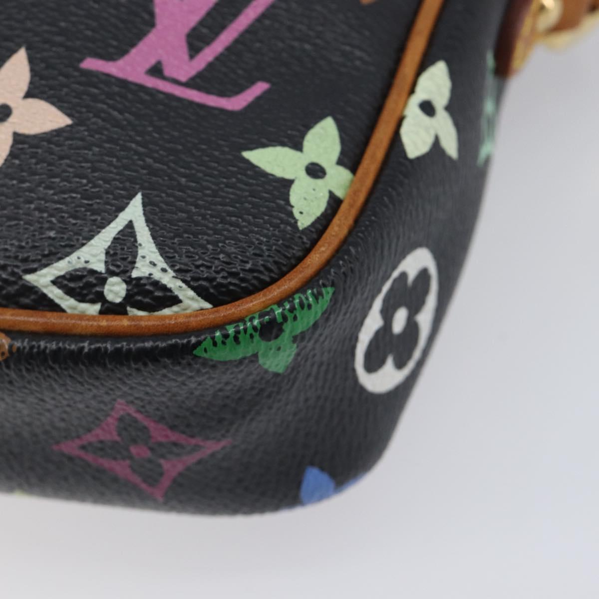 LOUIS VUITTON Monogram Multicolor Lift Shoulder Bag Black M40056 LV Auth BA16206