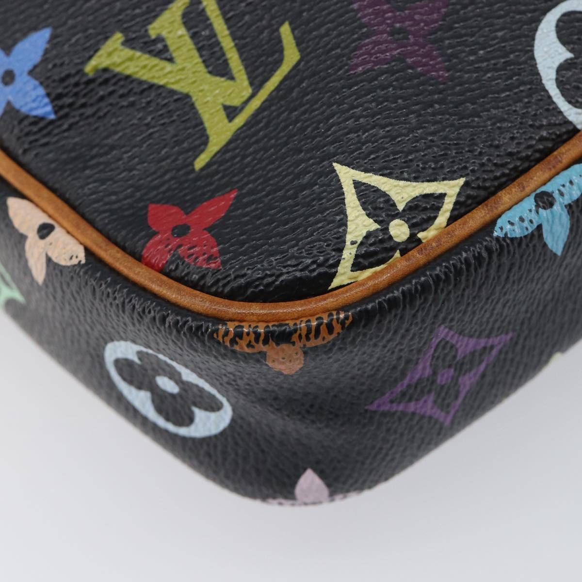 LOUIS VUITTON Monogram Multicolor Lift Shoulder Bag Black M40056 LV Auth BA16206