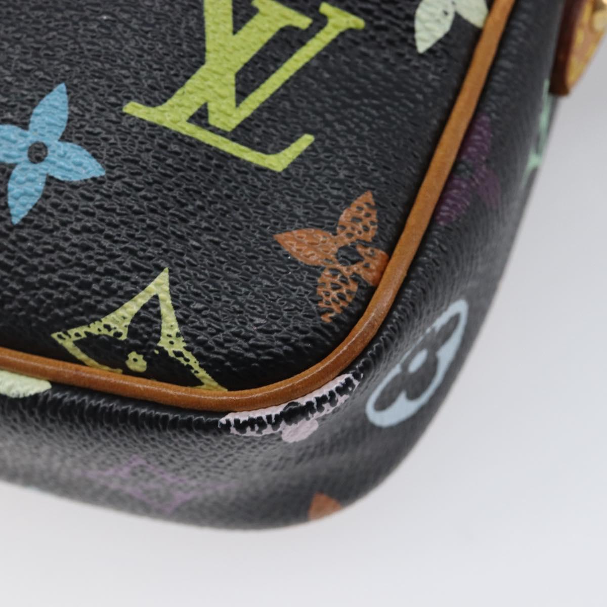 LOUIS VUITTON Monogram Multicolor Lift Shoulder Bag Black M40056 LV Auth BA16206