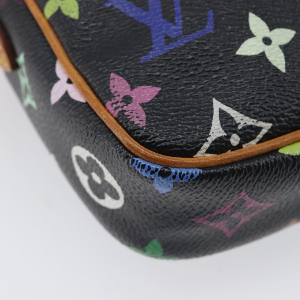 LOUIS VUITTON Monogram Multicolor Lift Shoulder Bag Black M40056 LV Auth BA16206
