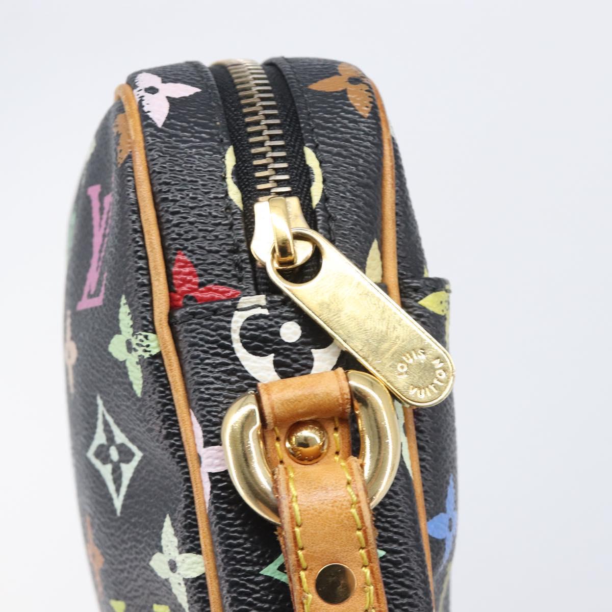 LOUIS VUITTON Monogram Multicolor Lift Shoulder Bag Black M40056 LV Auth BA16206