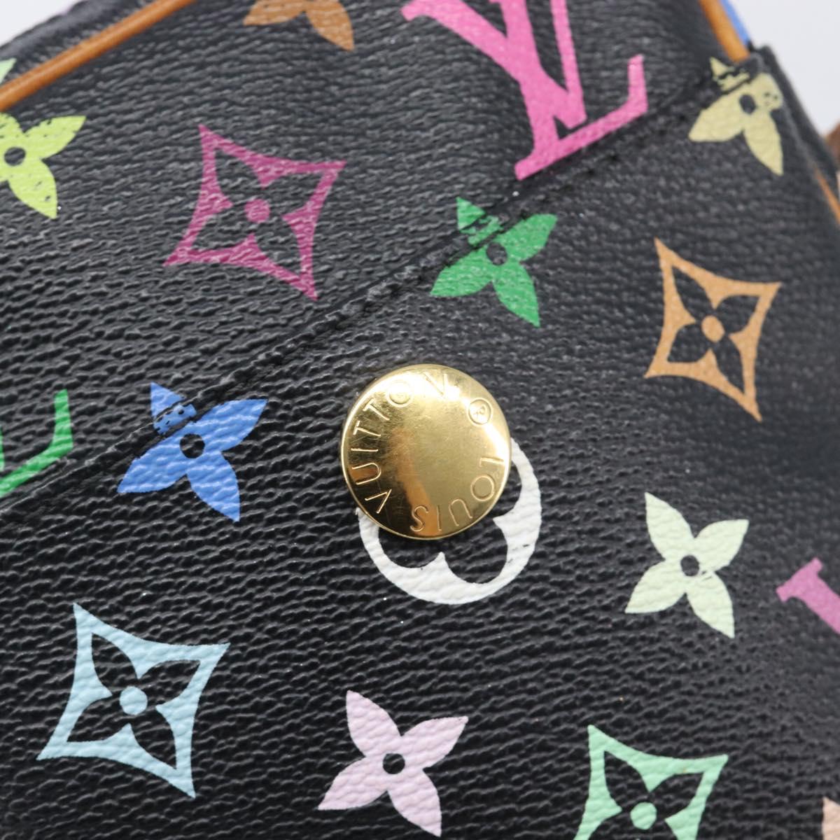 LOUIS VUITTON Monogram Multicolor Lift Shoulder Bag Black M40056 LV Auth BA16206