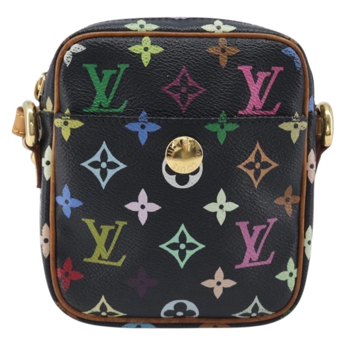 LOUIS VUITTON Monogram Multicolor Lift Shoulder Bag Black M40056 LV Auth BA16206