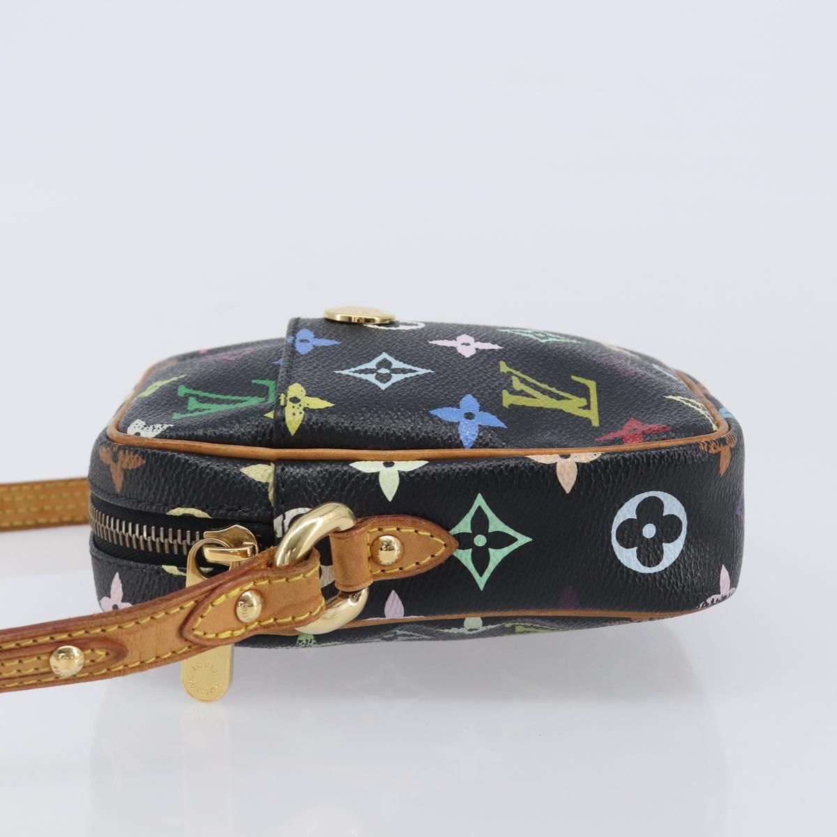 LOUIS VUITTON Monogram Multicolor Lift Shoulder Bag Black M40056 LV Auth BA16206