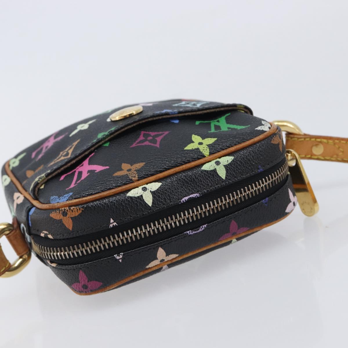 LOUIS VUITTON Monogram Multicolor Lift Shoulder Bag Black M40056 LV Auth BA16206
