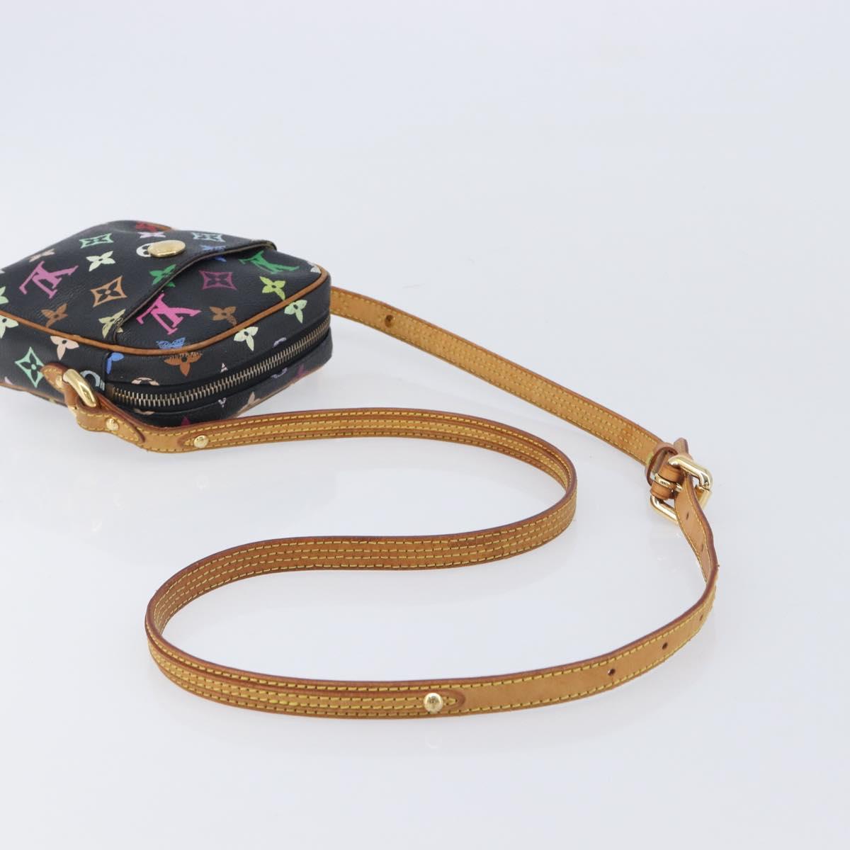 LOUIS VUITTON Monogram Multicolor Lift Shoulder Bag Black M40056 LV Auth BA16206