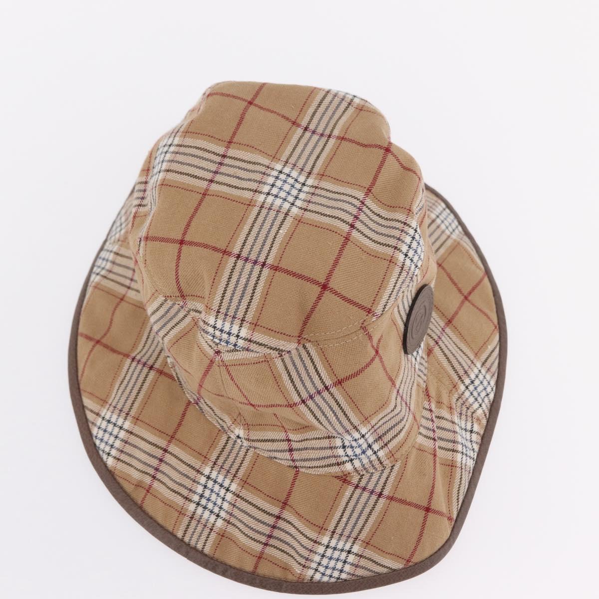 GUCCI GG Bucket Hat Canvas Beige 700851 Auth BA16213V