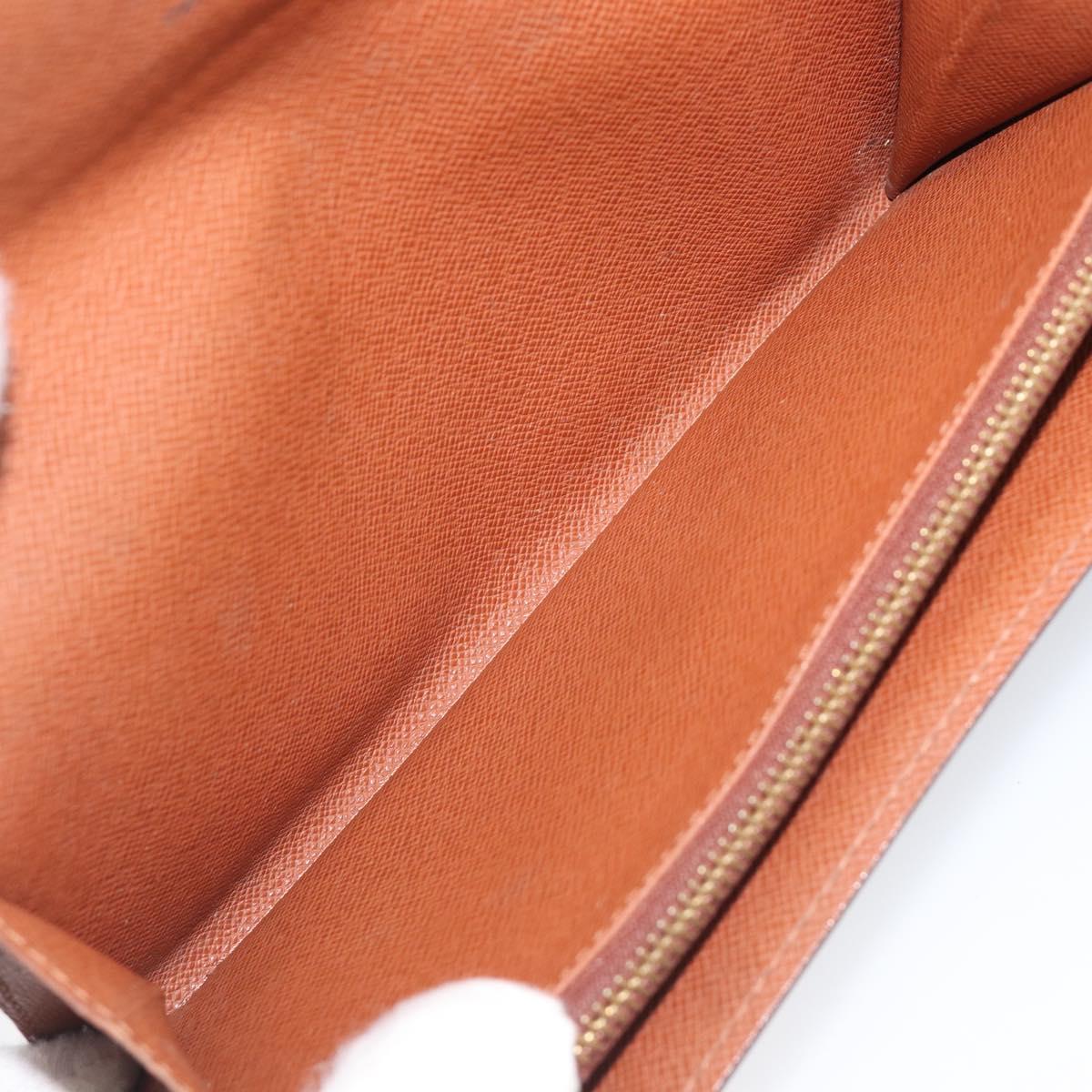 LOUIS VUITTON Monogram Portefeuille Sarah Long Wallet M61734 LV Auth BA16215