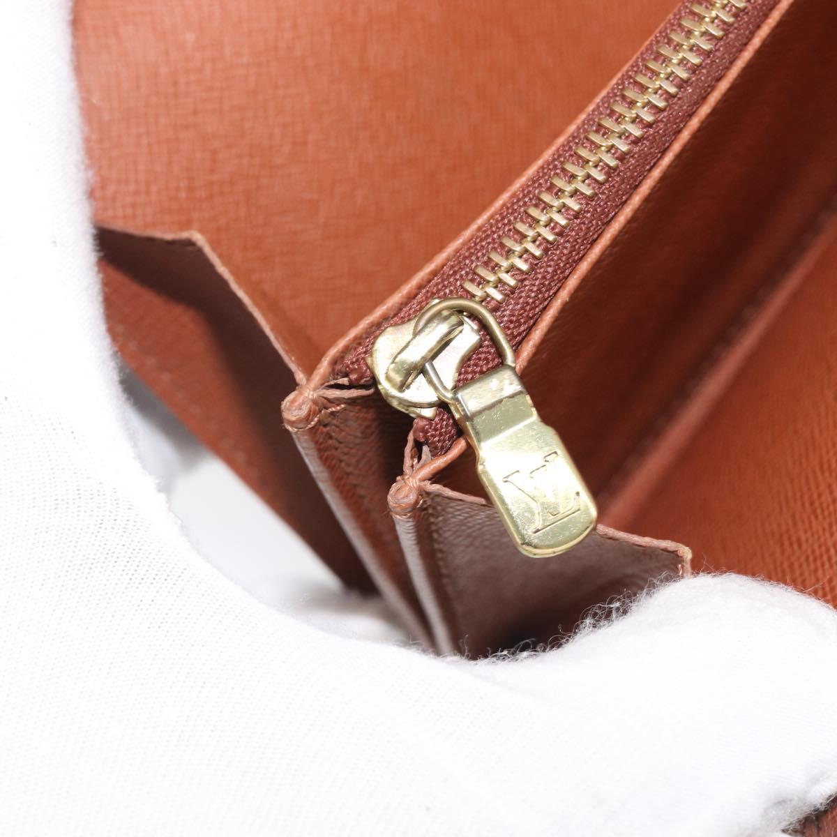 LOUIS VUITTON Monogram Portefeuille Sarah Long Wallet M61734 LV Auth BA16215