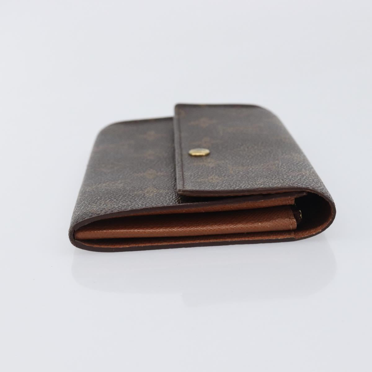 LOUIS VUITTON Monogram Portefeuille Sarah Long Wallet M61734 LV Auth BA16215