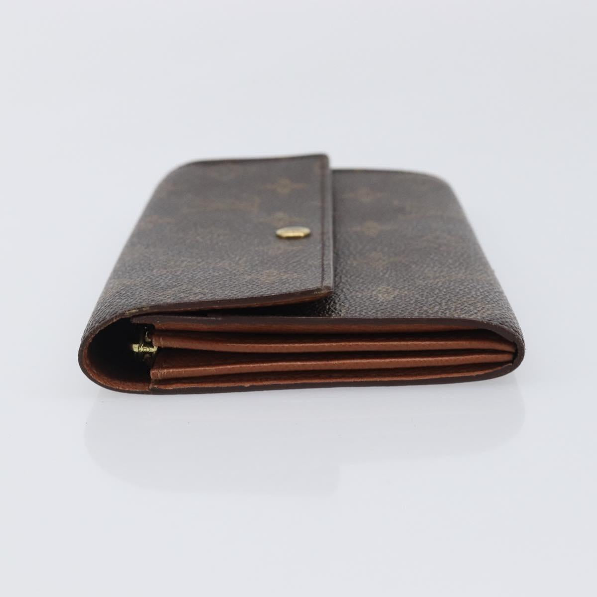 LOUIS VUITTON Monogram Portefeuille Sarah Long Wallet M61734 LV Auth BA16215