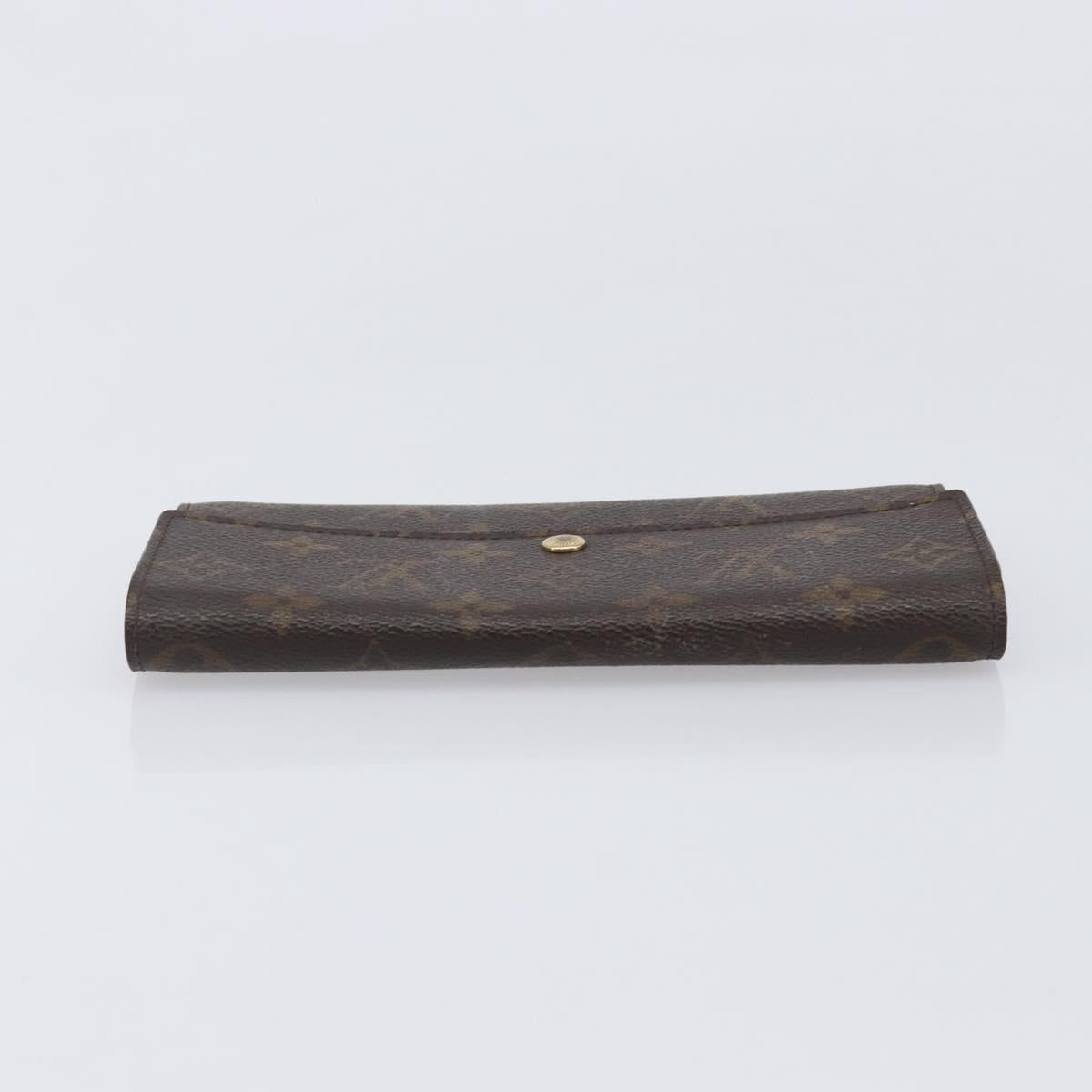 LOUIS VUITTON Monogram Portefeuille Sarah Long Wallet M61734 LV Auth BA16215