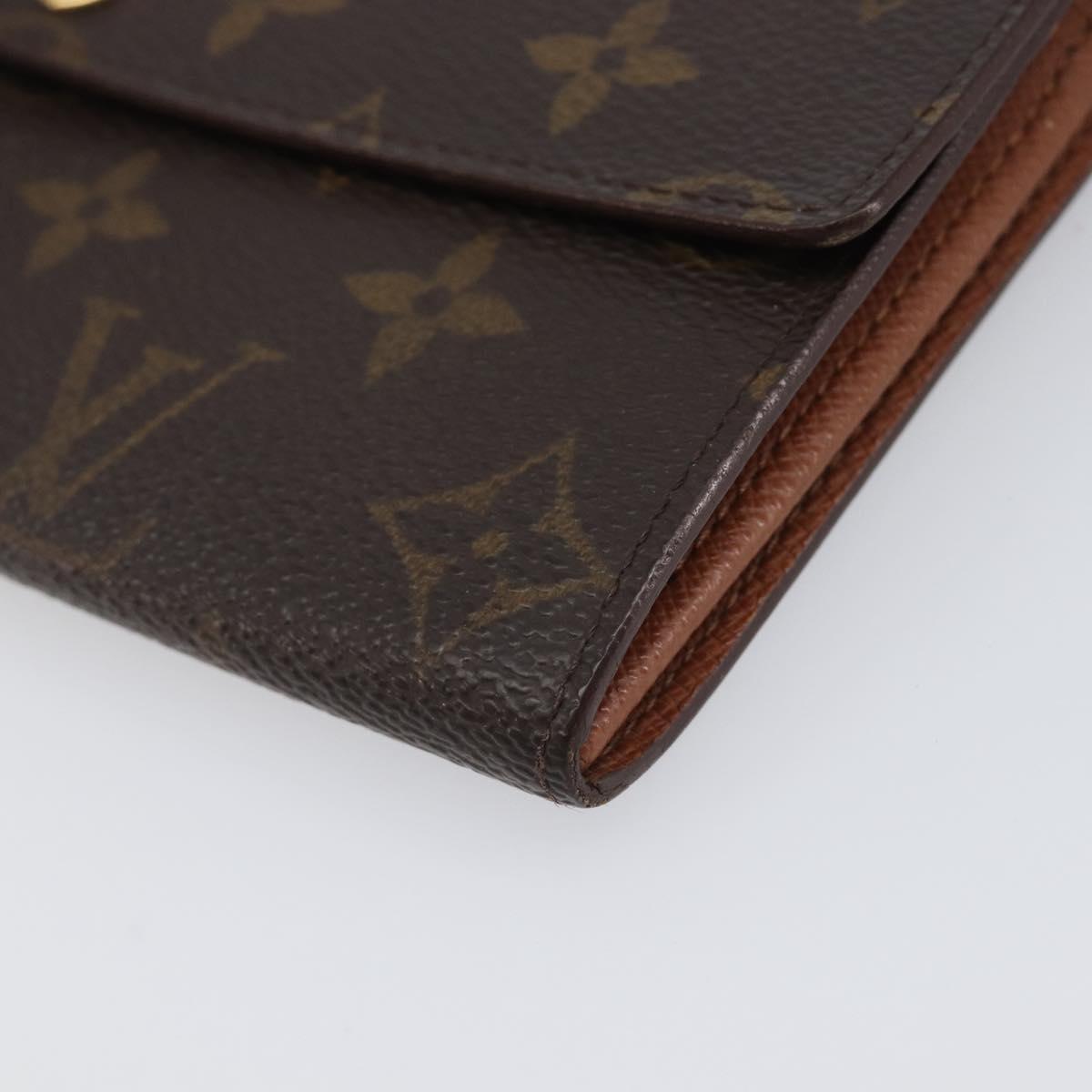LOUIS VUITTON Monogram Portefeuille Sarah Long Wallet M61734 LV Auth BA16215