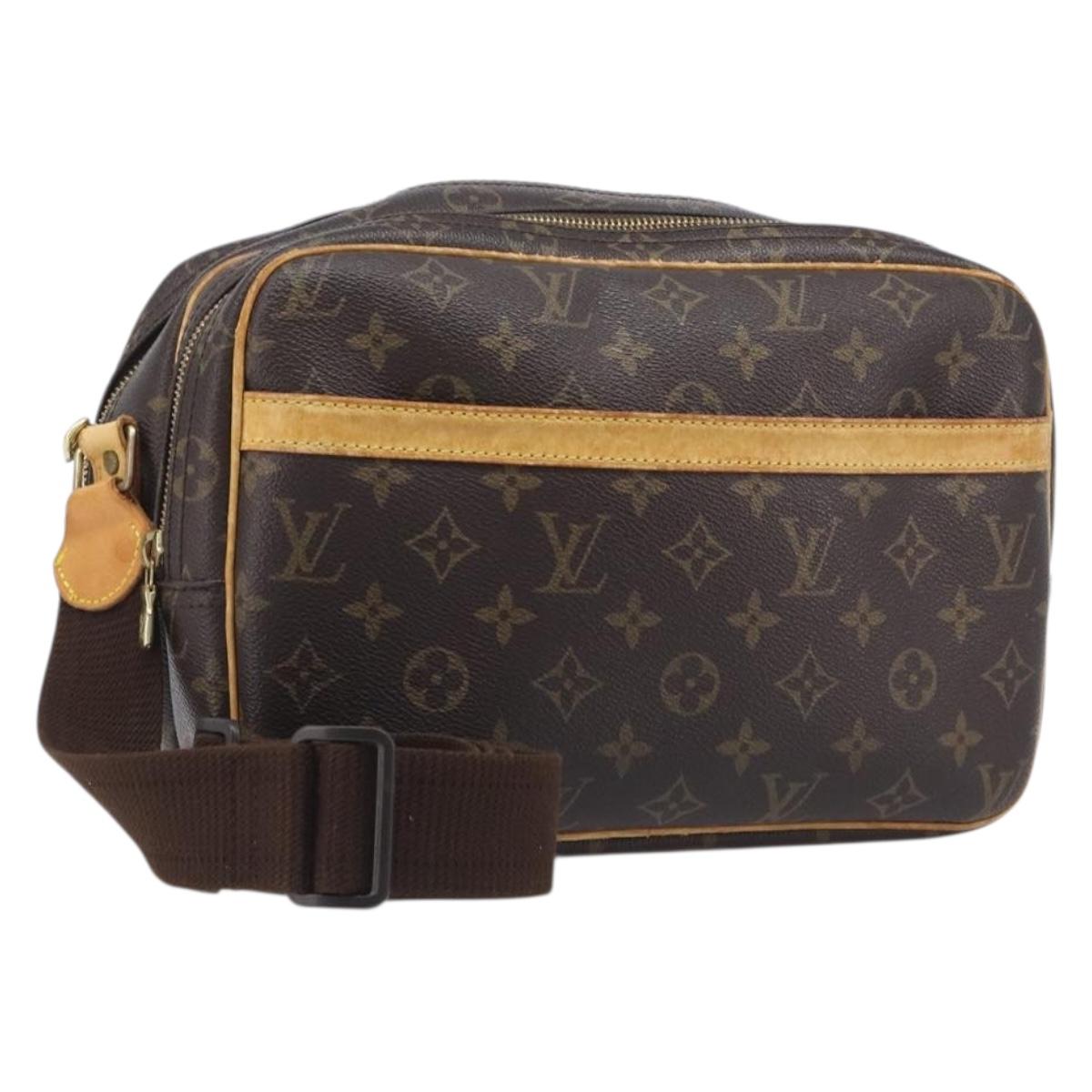 LOUIS VUITTON Monogram Reporter PM Shoulder Bag M45254 LV Auth BA16216